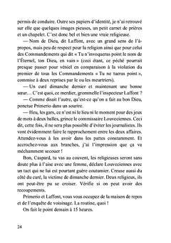 Des meurtres pas très catholiques