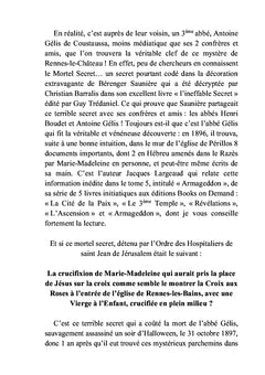 C'était elle sur la croix