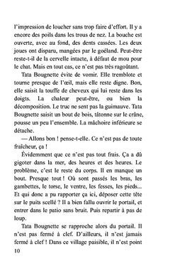 Une tête sur le puits scellé