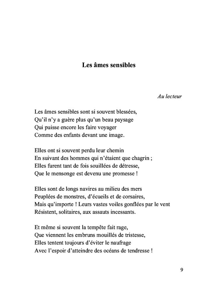 Les arcanes d'une âme sensible