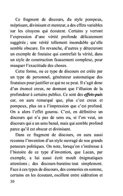 La foutaise ou pays des gens en esclavage