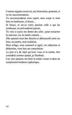 Mes autres chants d'amour et la dulcinée