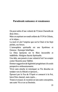 Mes autres chants d'amour et la dulcinée