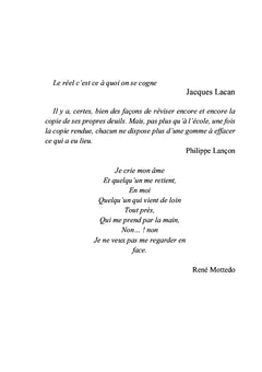 Vertige du réel