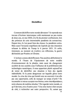 La disparition de l’avenir