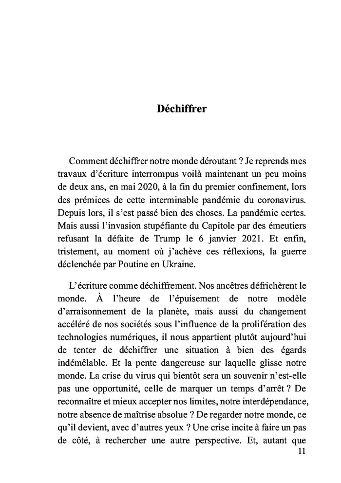 La disparition de l’avenir