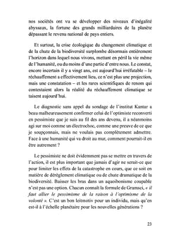 La disparition de l’avenir