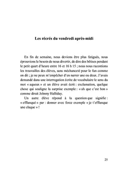 L'enseignement vu autrement