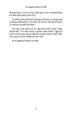 Je m'appelais Marie en 1560
