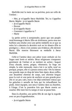 Je m'appelais Marie en 1560
