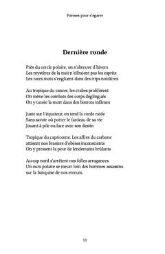 Poèmes pour s'égarer