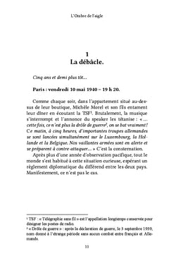 L'Ombre de l'aigle Chronique d'une épopée singulière
