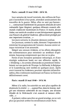 L'Ombre de l'aigle Chronique d'une épopée singulière