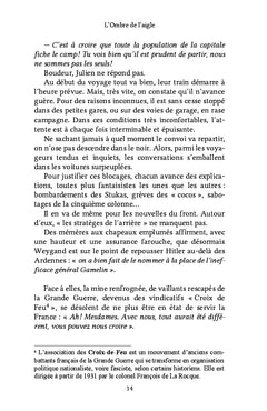 L'Ombre de l'aigle Chronique d'une épopée singulière