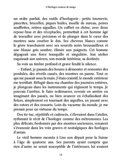 L'Horloger - conteur de temps