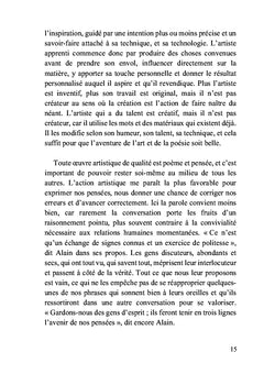 Propos sur l'art et la culture