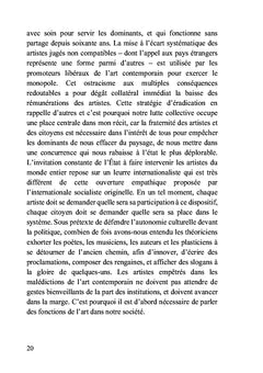 Propos sur l'art et la culture