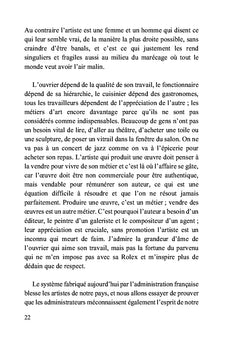 Propos sur l'art et la culture