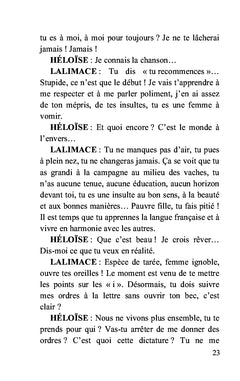 Ainsi parlait Lalimace