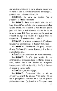 Ainsi parlait Lalimace