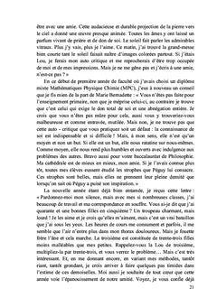Science et sentiment