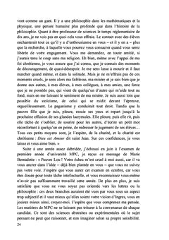 Science et sentiment