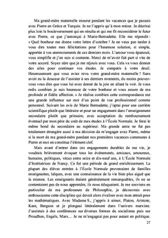 Science et sentiment