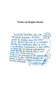 Michèle Morgan et moi