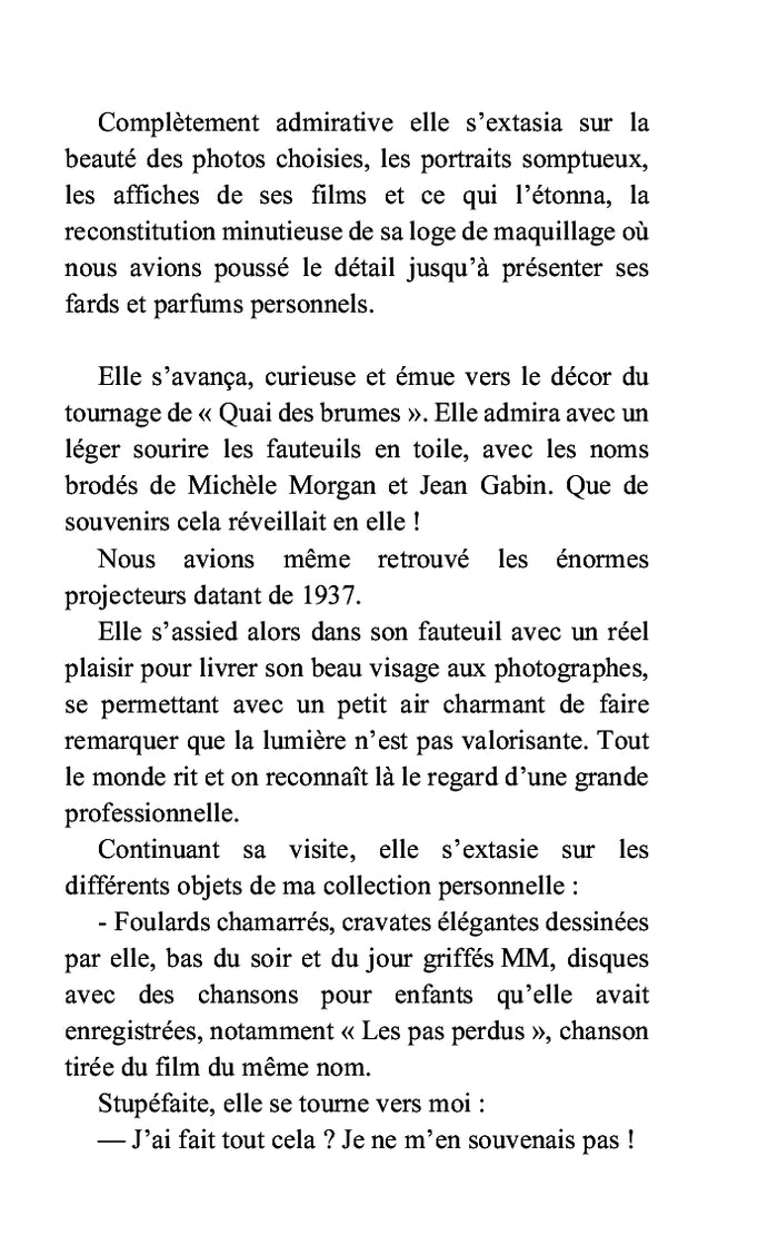 Michèle Morgan et moi