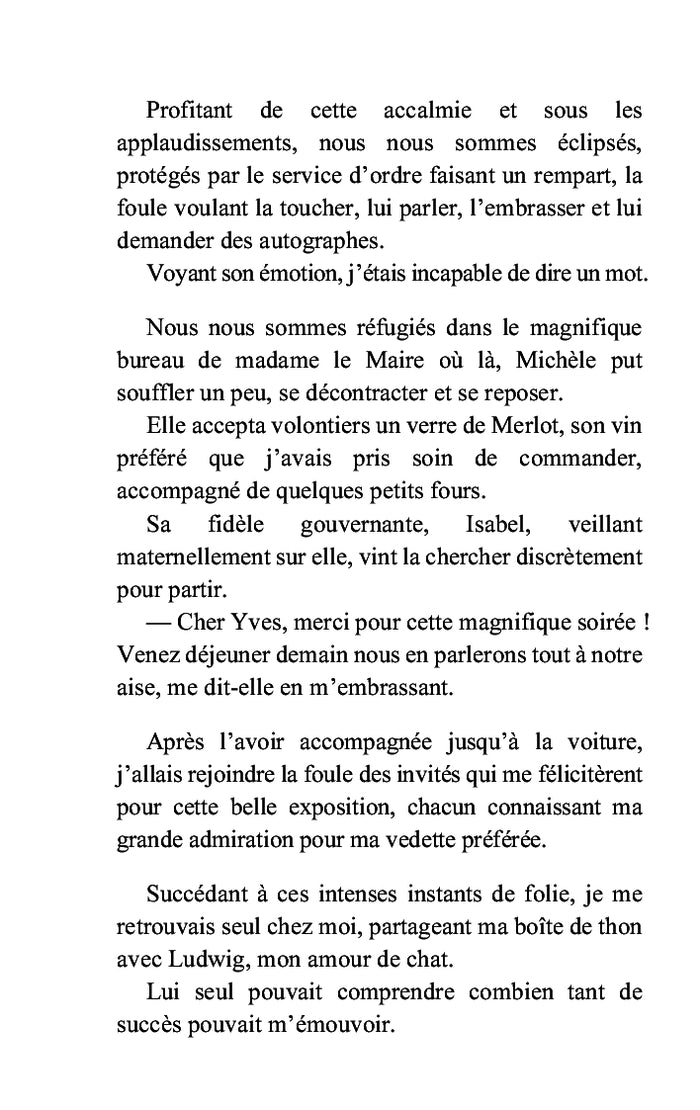 Michèle Morgan et moi