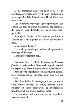 Michèle Morgan et moi