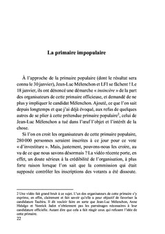 Tome II Janvier-avril 2021 : la démocratie confisquée
