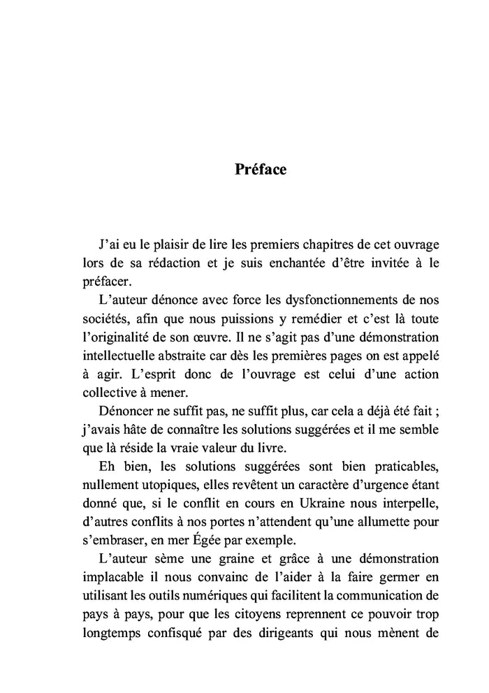 Pour en finir avec les Poutine et les guerres