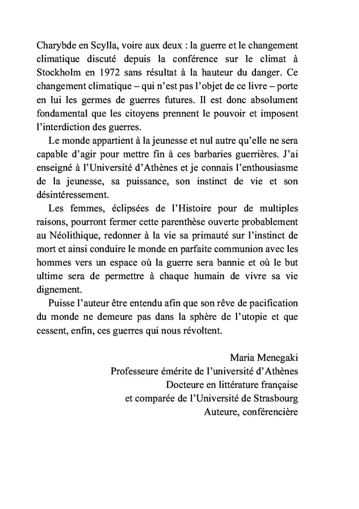 Pour en finir avec les Poutine et les guerres