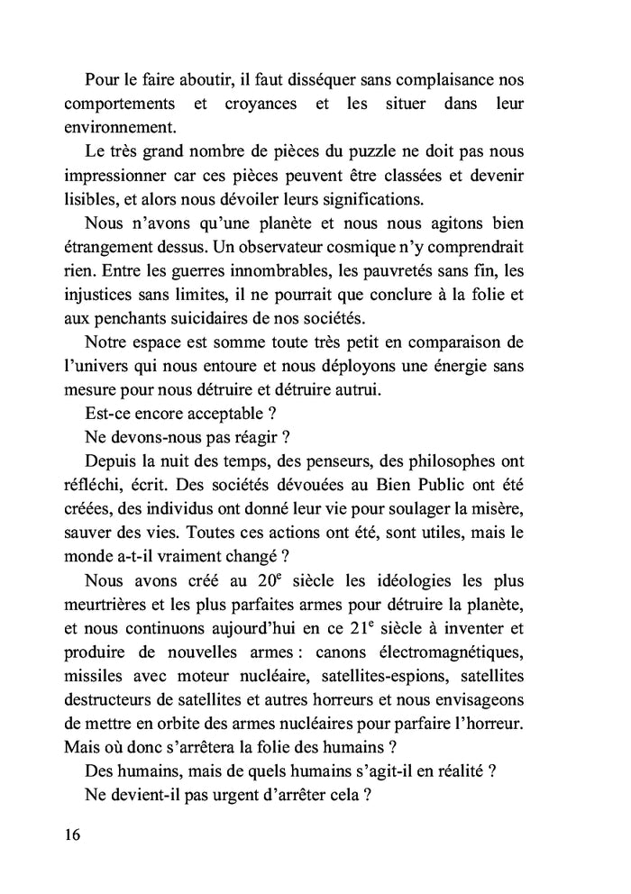 Pour en finir avec les Poutine et les guerres