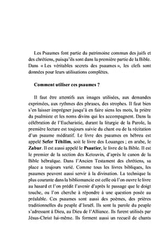 Les véritables secrets des psaumes