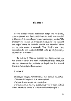 Les véritables secrets des psaumes