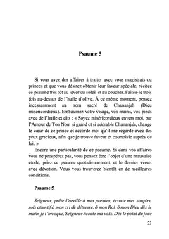 Les véritables secrets des psaumes