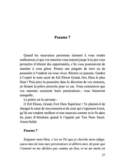 Les véritables secrets des psaumes