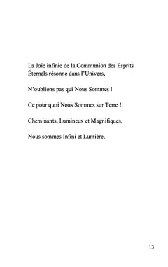 Toute traversée consciente rencontre sa lumière