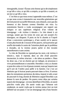 Du tabou au pardon