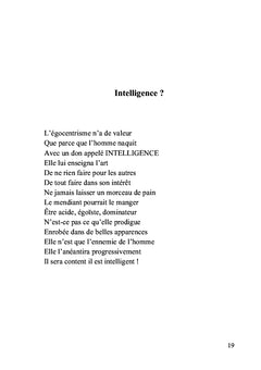 Évasion ou... petits extraits de vie