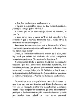 Il ne faut pas faire peur aux hommes