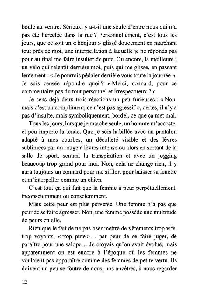 Il ne faut pas faire peur aux hommes