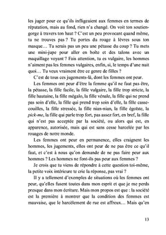 Il ne faut pas faire peur aux hommes