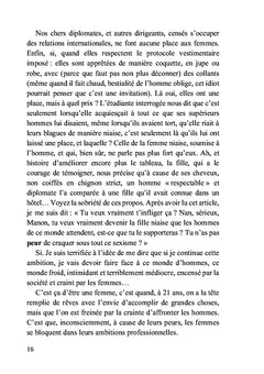 Il ne faut pas faire peur aux hommes