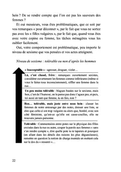 Il ne faut pas faire peur aux hommes