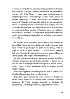 Le chamanisme