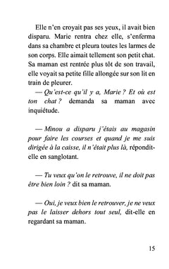 Julie et la petite aventure du chat