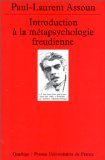 Introduction à la métapsychologie freudienne